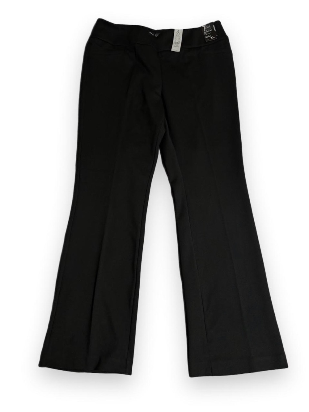 NYC&CO 7th Avenue Design Studio Signature Fit Black Pull-On Bootcut Pants XL NWT